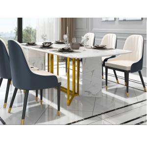 China Rectangular Marble Nordic Dining Table supplier