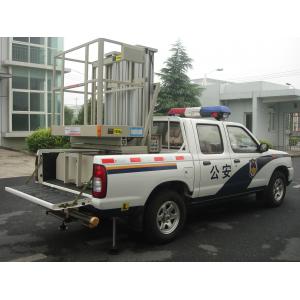 China Truck Mounted Boom Lift , Vertical Double Mast Hydraulic Elevating Platform supplier