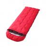 Red Waterproof Sleeping Bag , Outdoor Inflatable Sleeping Bag For Hiking