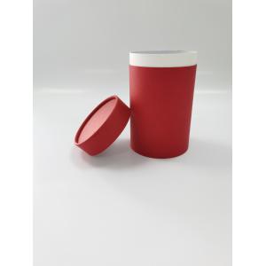 ODM Gift Retail Packaging Boxes Flexographic Printing Red Tube