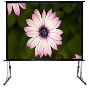 China 100 - 300  Big collapsible projection screen with aluminum housing supplier