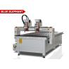 Double Separate Heads Computerised Wood Carving Machine , Precision Stamp Engraving Machine