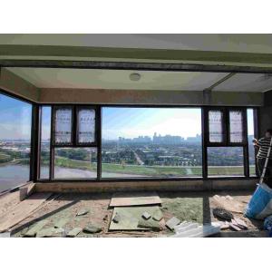 Standard Aluminium Window Waterproofing Single / Double / Triple Glass Aluminum Windows