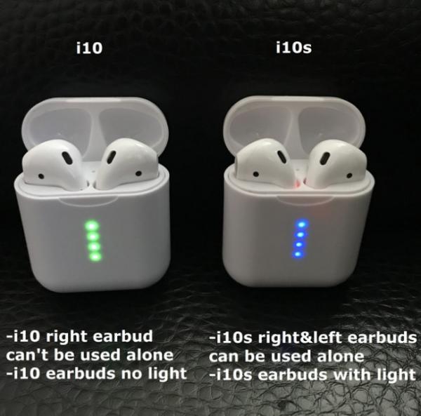 Newest product Wireless touch dual side call waterproof earphone TWS i10