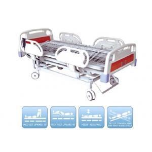 Center Control Lock Electric Medical Bed , Seven Functions Motor Adjustable Hospital Bed