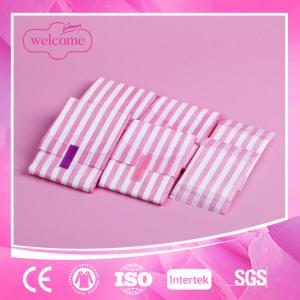 China Lady women cotton anion negative ion herbal sanitary napkin pad on sale 