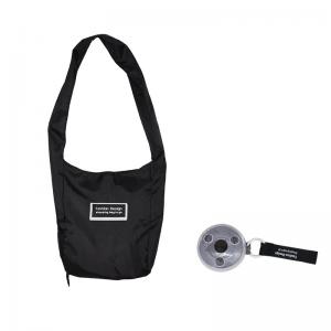 Mini Reusable Polyester Foldable Folding Shopping Bag To Roll Up In Small Case Portable Tote Shopping Bag