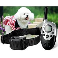 China Remote Non Barking Pet Training Products Stop Barking Vibrating Dog Collar With Sound on sale