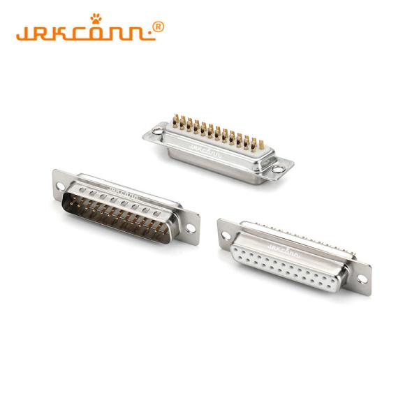High Current Machined Pin Solder-Type DB Connector With 9 Pin and Brass Contact Material Plastic/ZINC ALLOY Shell