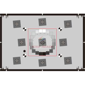 China Low Contrast Sfr Digital Camera Resolution Chart Target Standard Version with light box wholesale