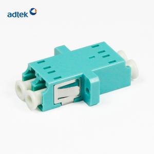 FTTX OM3 LC Duplex Coupler , Multimode Fiber Adapter