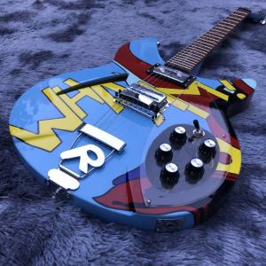 Custom WHAAM 330 Electric Guitar TPP Paul Weller Roy Lichenstein Printing Vintage Jam
