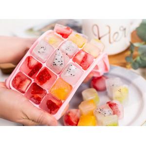China Food Grade Silicone Rubber Ice Cube Trays With Silicone Cover Easy Release supplier