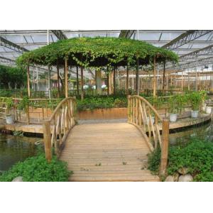 Easy Installation Ecological Greenhouse Custom Span Width For Agricultural Planting