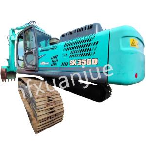 China 35T Kobelco 350 Excavadora Tractor de segunda mão Backhoe Loader Crawler supplier