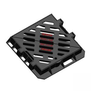 China Ductile Iron Gully Grating Double Triangle Rating supplier