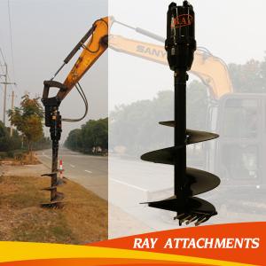 construction drilling equipment, hydraulic earth auger drill for excavator 4.5T to 6T