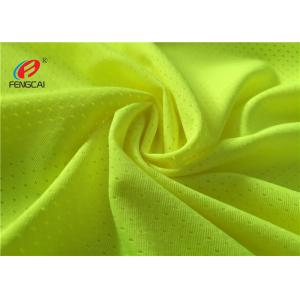China 100 Polyester Mesh Lining Sports Mesh Fabric Football Jersey Fabric For Sportswear supplier