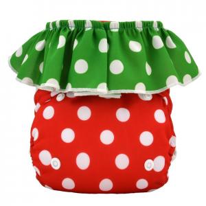 Super Cute One Size Strawberry Pocket Diapers with 1pc microfiber Insert