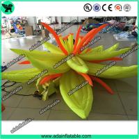 Yellow Lotus Flower Inflatable,Holiday Event Decoration,Giant Inflatable Flower