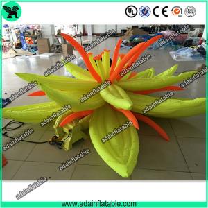 Yellow Lotus Flower Inflatable,Holiday Event Decoration,Giant Inflatable Flower