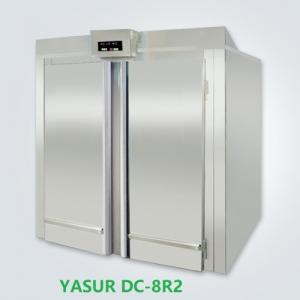 8 Rack Dough Retarder Proofer Yasur YDC-8R2 Roll In Type 288 Tray 8kw Bakery Proofing Cabinet