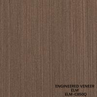 China 0.5mm Engineered Elm Wood Veneer Sheet For Fancy Panels 2500-3100mm Lengthened Quarter Cut Color of Brown on sale