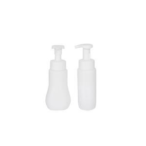 230ml HDPE Hair Shampoo Foam Pump Bottle Wave Shape Empty Packaging Bottle UKF13