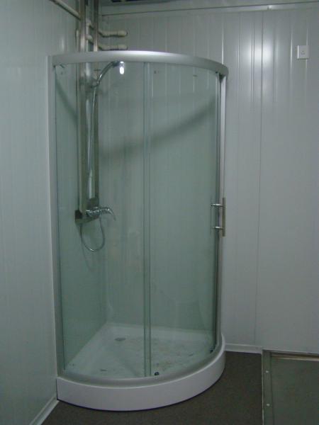 OEMの浴室-電流を通された鉄骨フレームが付いている移動可能なプレハブの容器の家