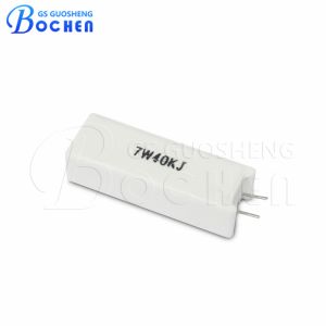 China SQM Vertical 0.33 ohms 5W Cement Resistor Shock Resistant Ceramic Resistor for Power Adapters and Audio Equipment wholesale