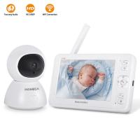 China Security Wireless Wifi Baby Monitor Camera With 5 Inch LCD Screen on sale