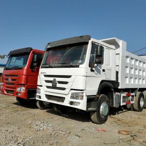Camión volquete usado de capacidad personalizable Camiones volquete HOWO de segunda mano