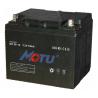 China Less Self - Discharging AGM Deep Cycle Battery Black Color For UPS / Solar / Lighting wholesale
