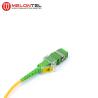 China Adaptateur recto unitaire vert de Sc RPA de connecteurs de fibre de mode MT-1032-DN-SC A avec Flip Type Dust Cover wholesale