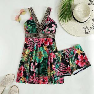China Color Ladies One-Piece Swimsuit Openwork Bikini Sexy Beach Hot Spring lady  Swimsuit purple colur V neck sexy typ supplier