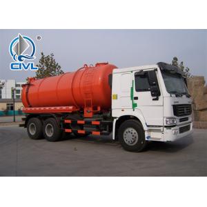 China LHD / RHD 6x4 10 Wheels Vacuum Truck / 20 CBM Sewage Pumping Trucks HOWO 336hp Engine Sewage Suction Truck supplier