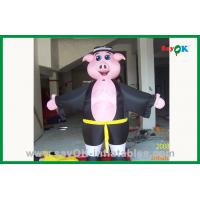 China Kids Bounce House Inflatable Pig Cartoon Character Large Inflatable Animals on sale