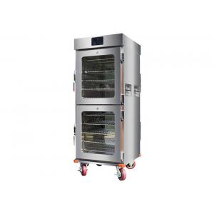 China Food Warmer Showcase JUSTA Four Glass Door Movable Food Warmer Cart 10 Racks supplier