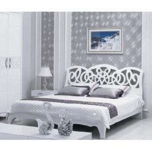 China Panel Bedroom Furniture / Home Room Furniture White High Gloss Painting supplier