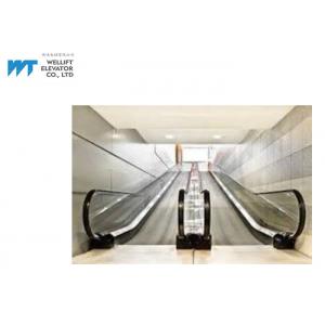 12 Degree Mute Inclined Moving Walkway Rated Speed 0.5m/s For Shopping Center
