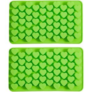 Mini Heart Shape Silicone Gummy Molds With Dropper, Findtop Chocolate Mold Silicone Cake Molds For Baking Chocolate