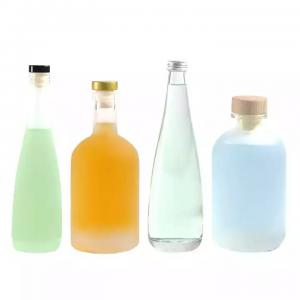 Custom Glass Bottle for Juice 750ml 1000ml 1500ml Empty Transparent PET Fruit Juice Beverage Bottle