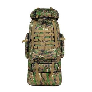 Tactical Backpack 100L Camouflage Bag, Rucksack Tactical MOLLE Pack For Backpacking Hiking Camping Hunting