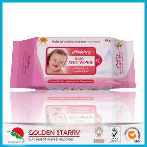 China Newborns Unscented Alcohol Free Baby Wipes Chemical Free Non Woven supplier
