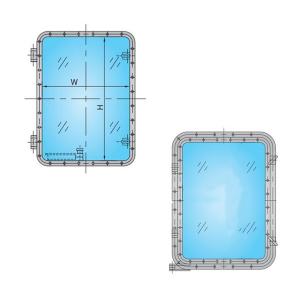 Toughened Glass 600x300mm Soundproof Sliding Window Marine Boat Accessory