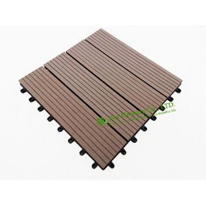 China Garden Tiles For Sale, WPC Outdoor decking For Garden, easy Installation wpc decking tiles, 300x300mm supplier