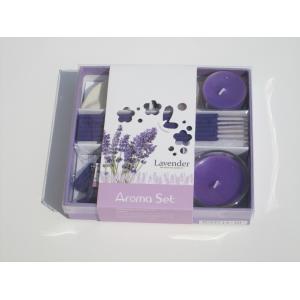 China Purple lavender fragrance scented mini glass candle with printed label packed into gift box supplier