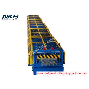 750mm Cover Width Floor Deck Roll Forming Machine For Architectural