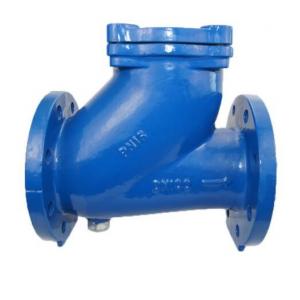 Ductile Iron Silence Globe Needle Check Valve Flange End Epoxy Coating