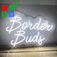 China Clear Contour Backing LED Neon Signs DC12V Single Color Neon Bar Signs on sale